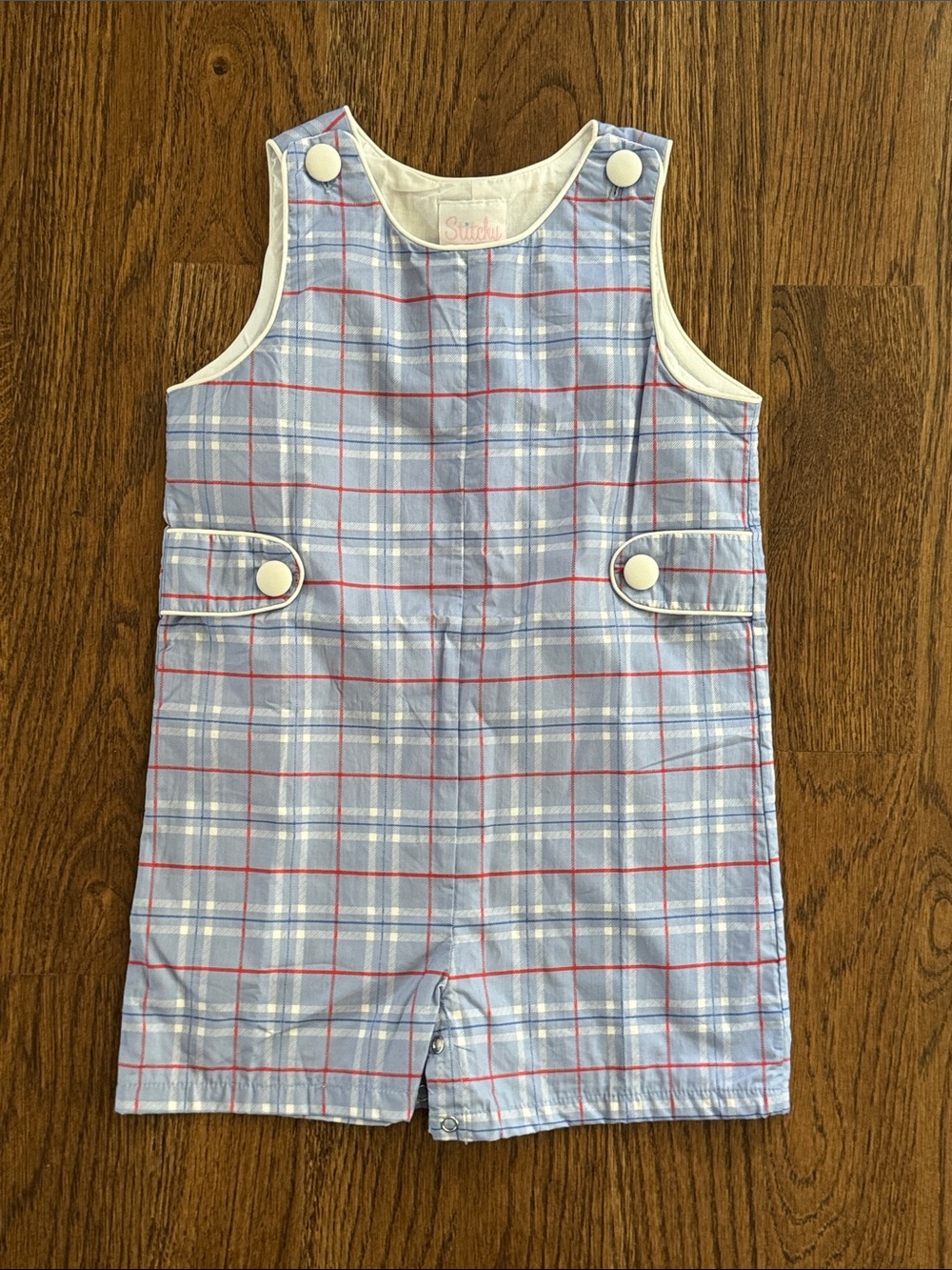 Stitchy Fish Boy's Proud and True Jon Jon Romper